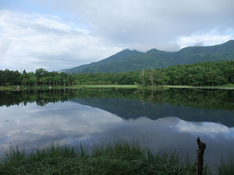 二湖と知床連山