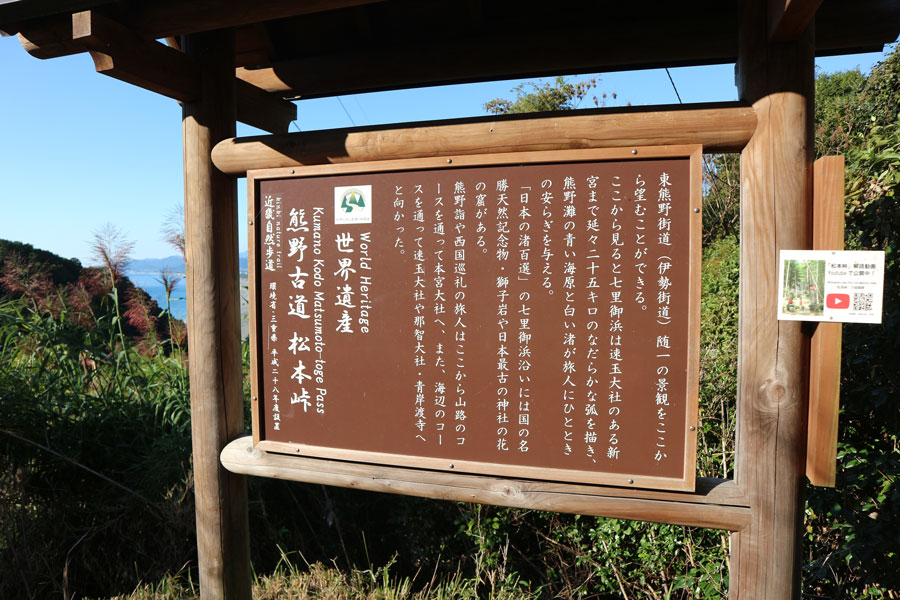 見晴らし場の案内