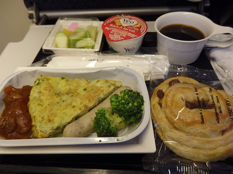 キッシュの機内食
