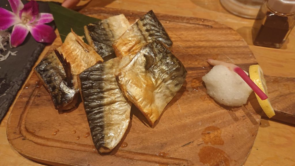 鯖の塩焼き