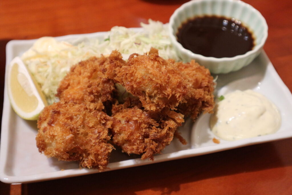 陸奥産ホタテのフライ