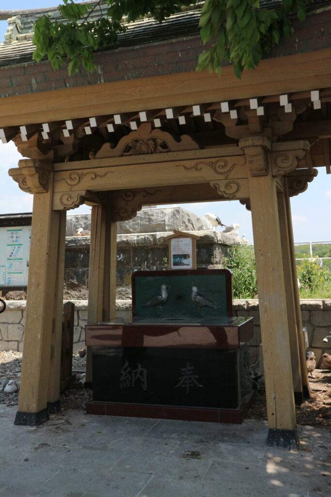 蕪島神社　手水舎