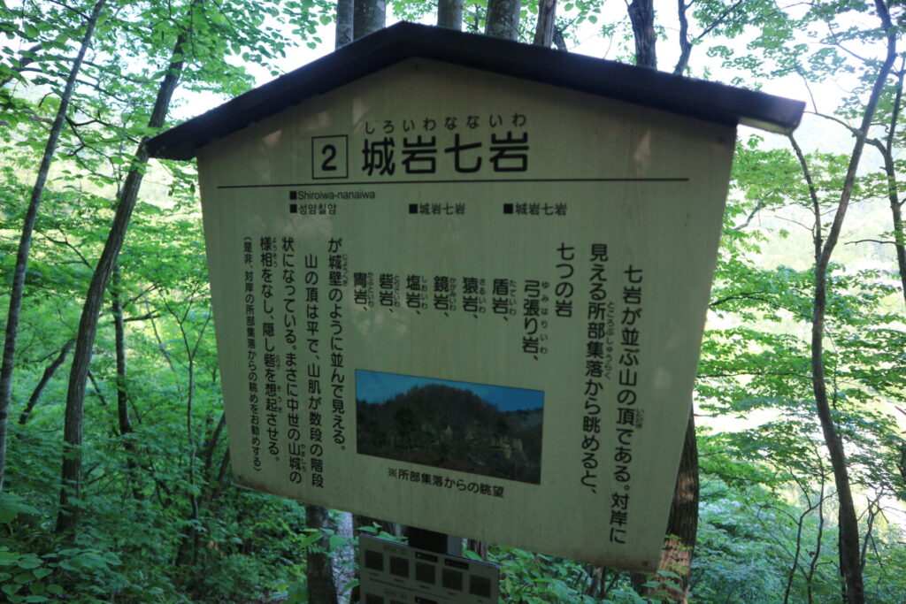 城岩七岩の説明