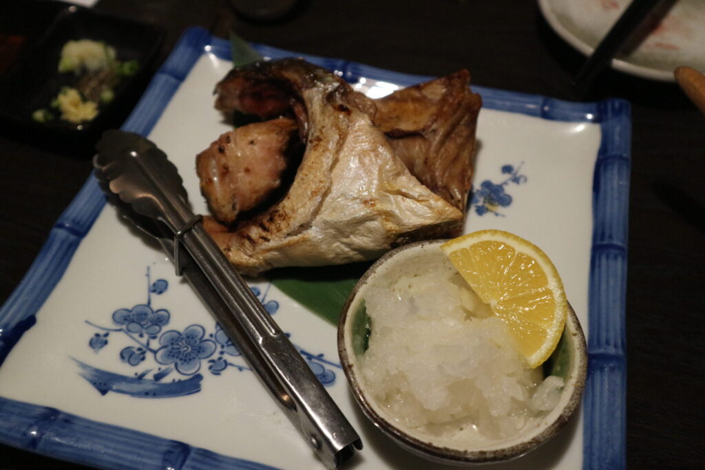 【本まぐろ】大カマ炭火焼き