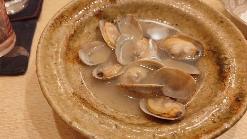 あさり酒蒸し