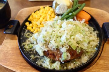 ネギ塩ハンバーグ