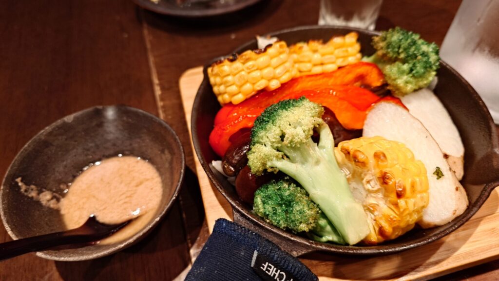 季節野菜のオーブン焼き