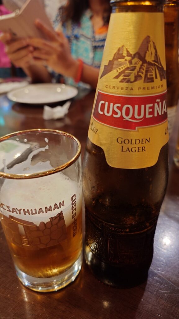 ペルービール「CUZQUENA GOLDEN LAGER」