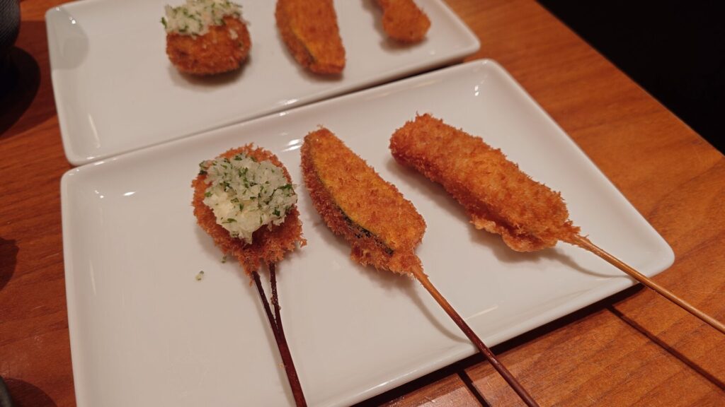 生椎茸、かぼちゃ、鶏とセロリ
