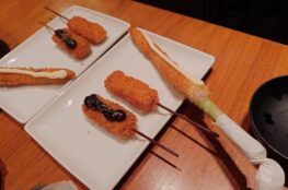 こんにゃく、岩中豚、アスパラガス