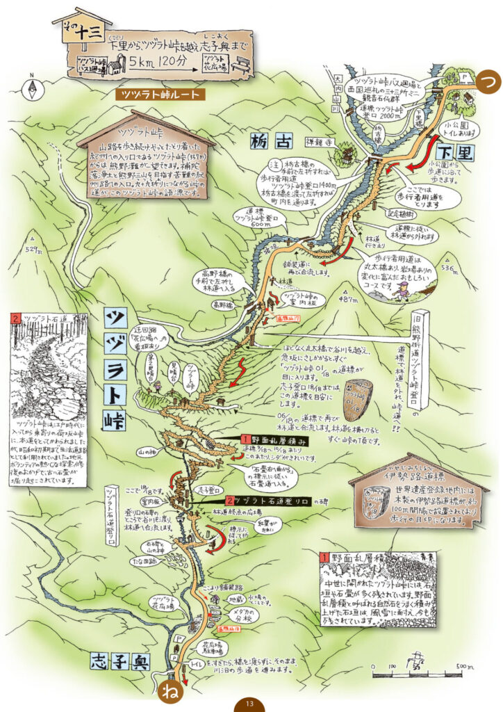 熊野古道伊勢路図絵　その十三
