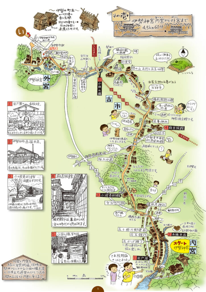 熊野古道伊勢路図絵　その壱