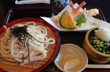 大海老天のざるうどん